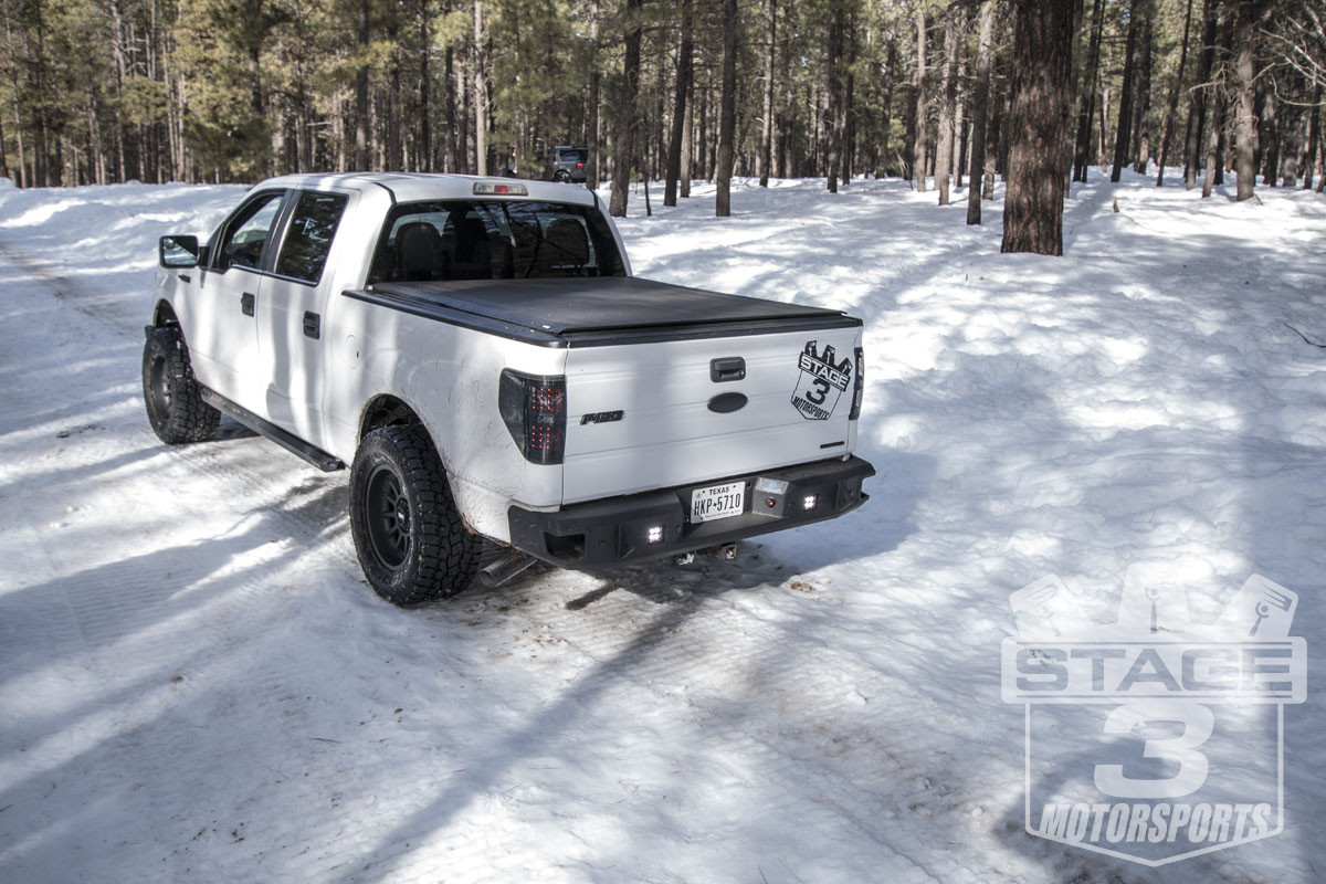 Stage 3's 2011 F150 XL with a TruXedo Deuce 2 Tonneau Cover